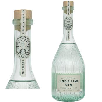 Gin Lind and Lime Flasche und Logo