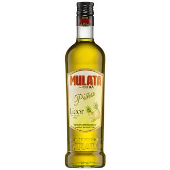 Flasche Rum Mulata Likör Ananas Pina Piña