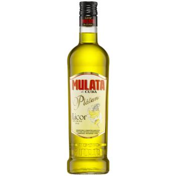 Flasche Rum Mulata Likör Banane Platano