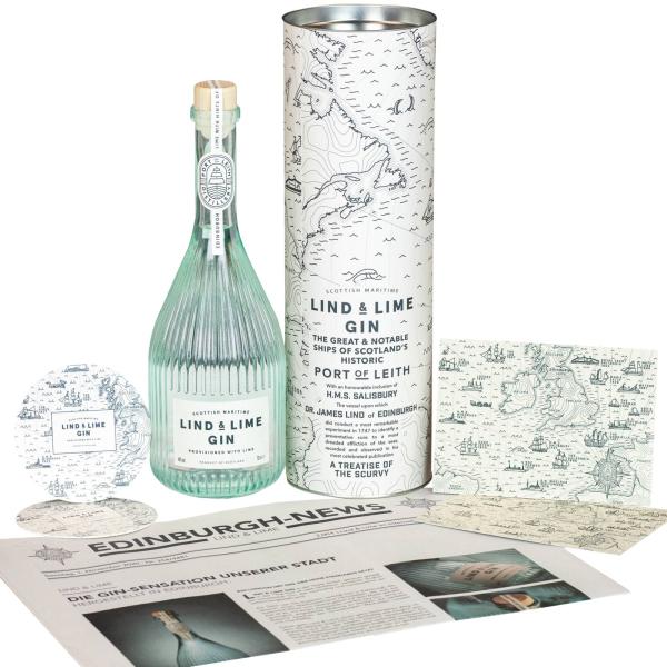 Flasche Lind and Lime mit Geschenkbox