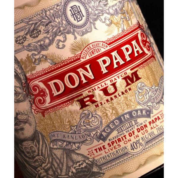 Rum Don Papa Etikett