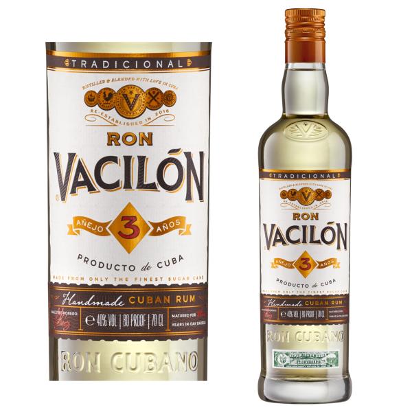 Rum Vacilon Kuba 3 Jahre Etikett